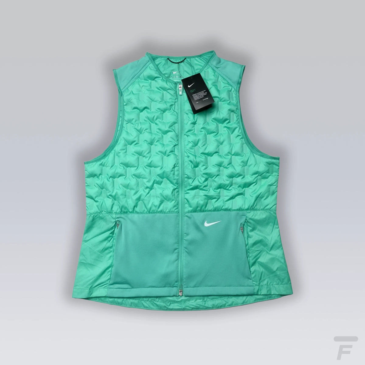 Veste Sans Manche Running Therma Fit Vert Menthe