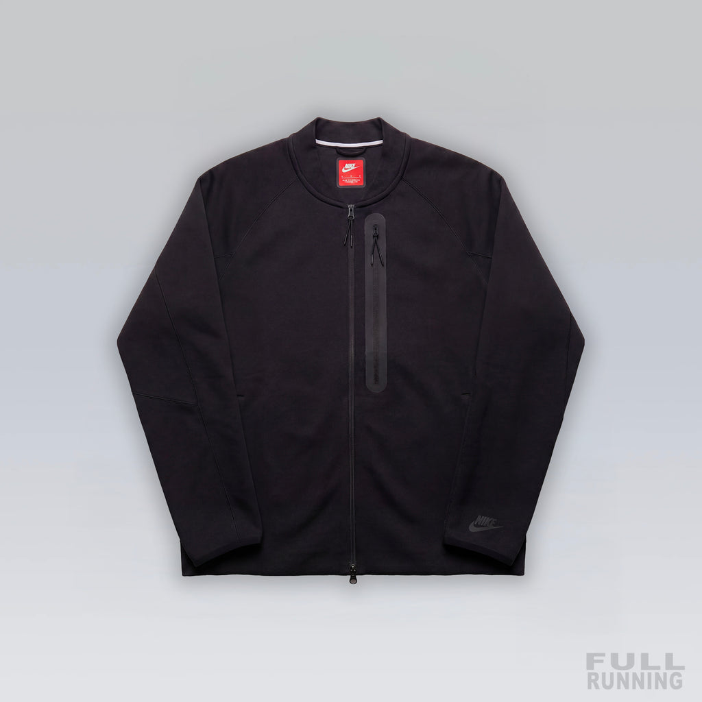 Sweat Zippé Tech Fleece "Aviateur" Noir