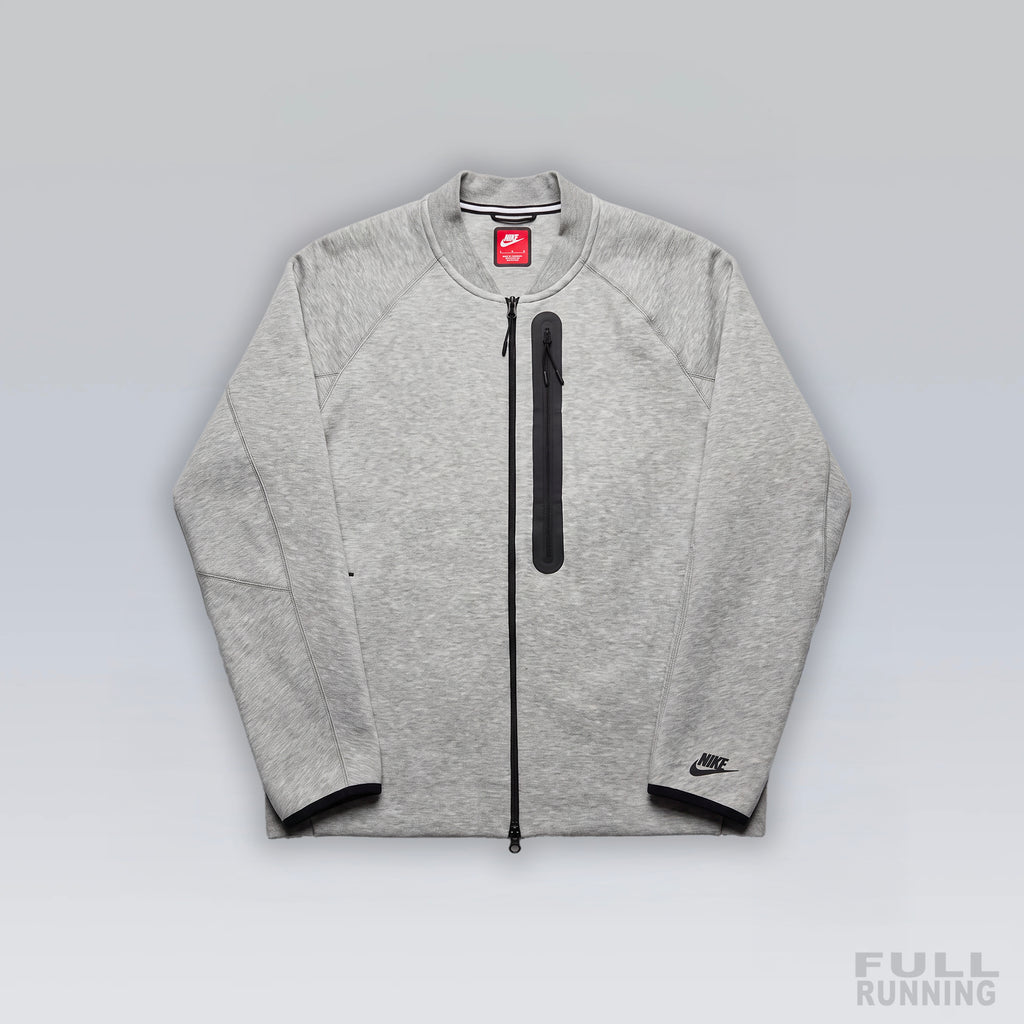 Sweat Zippé Tech Fleece "Aviateur" Gris