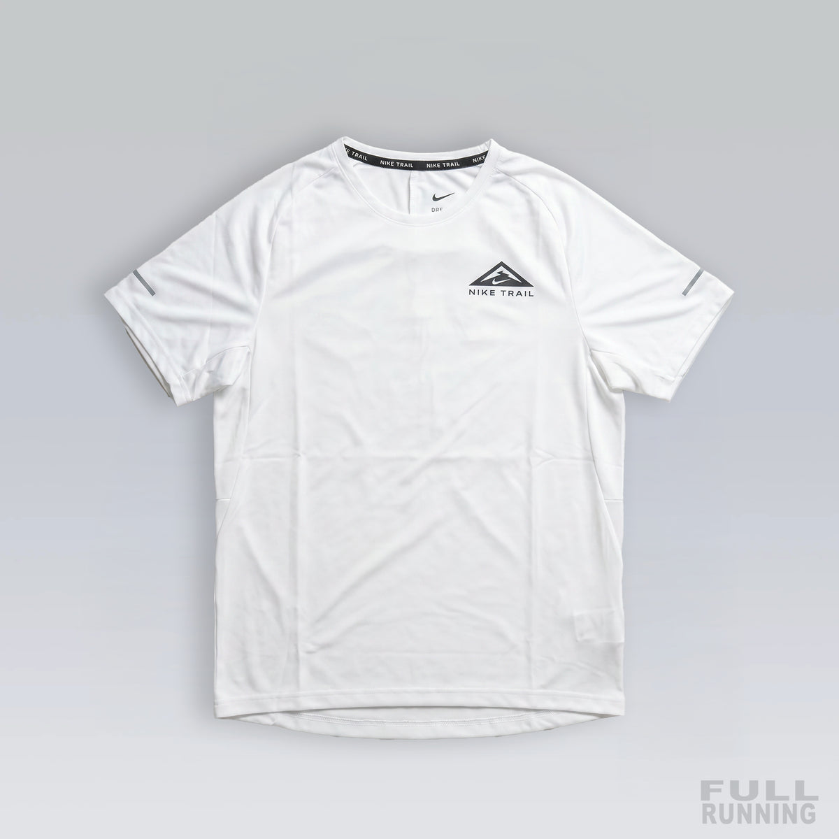 T-shirt Trail Réfléchissant Blanc
