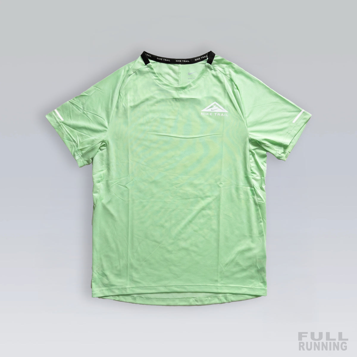 T-shirt Trail Réfléchissant Vert