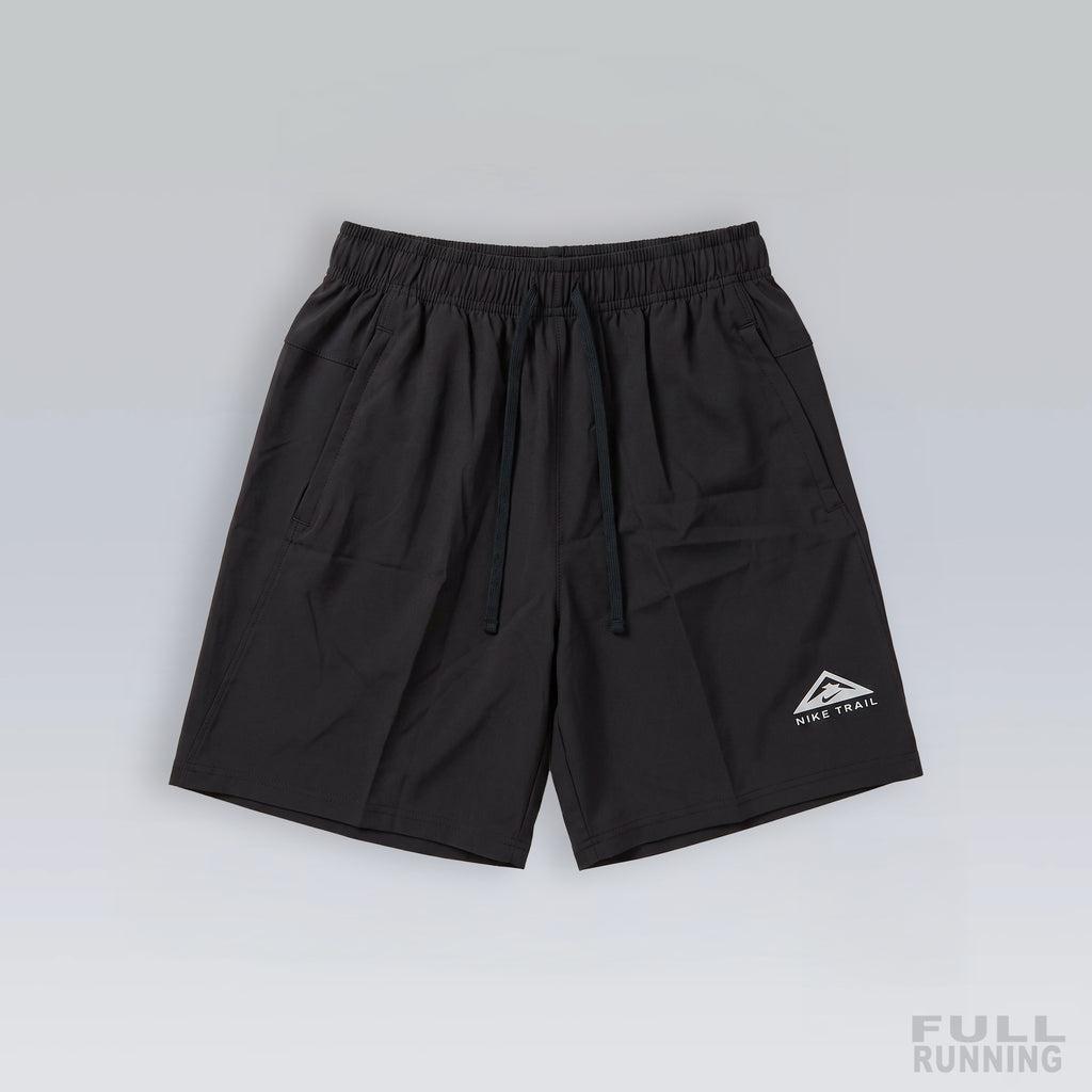 Short de running homme Trail Noir