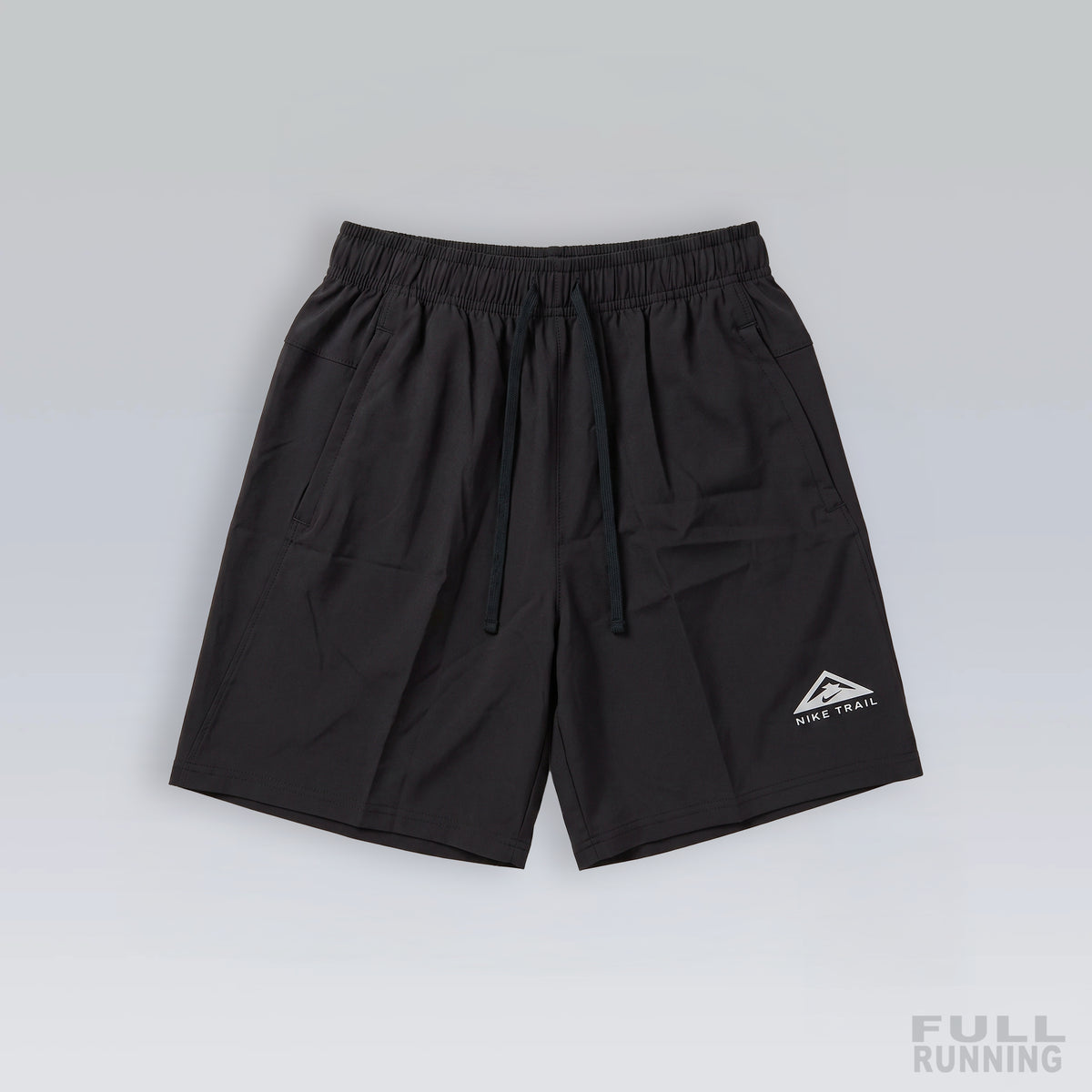 Short de running homme Trail Noir