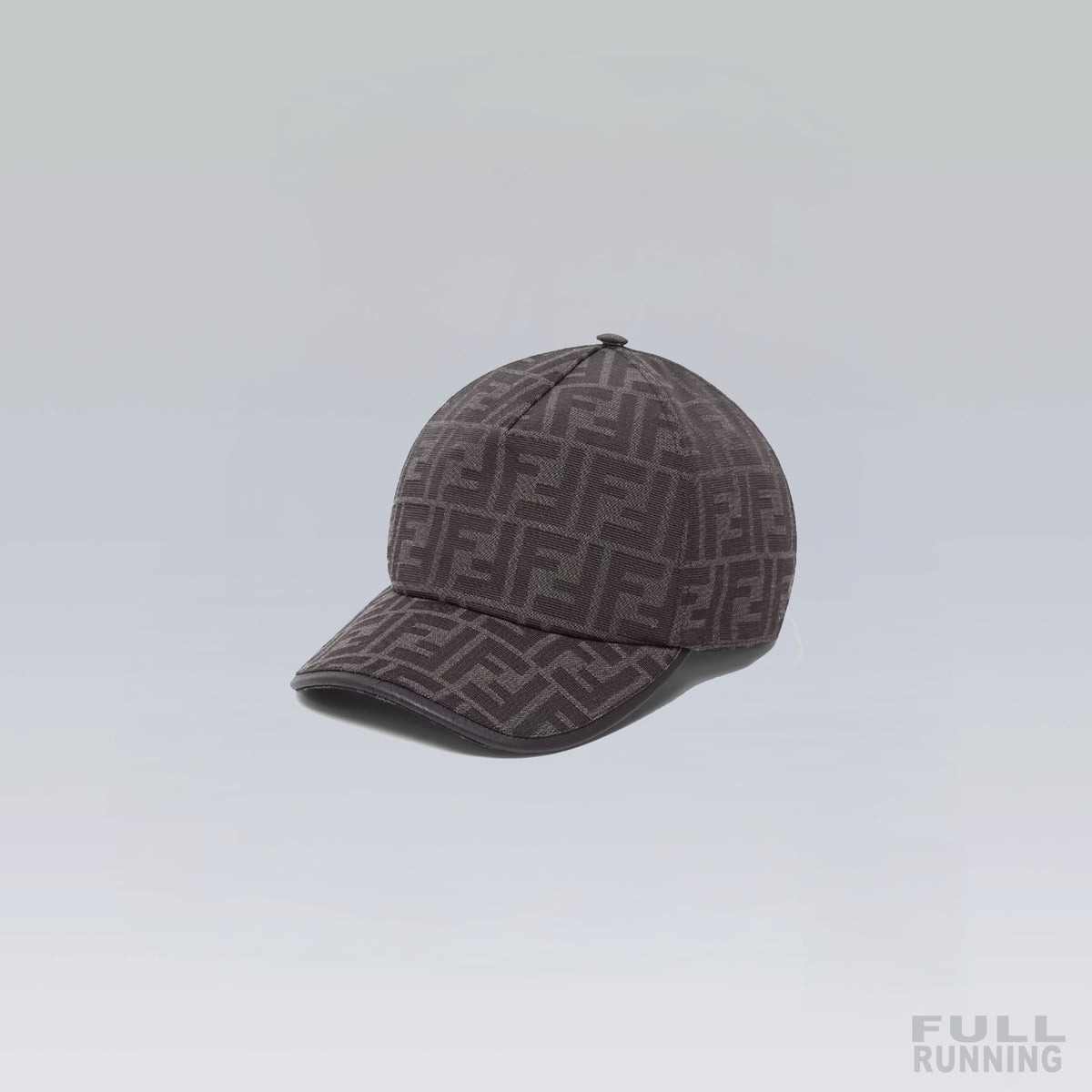 Casquette motif F noir
