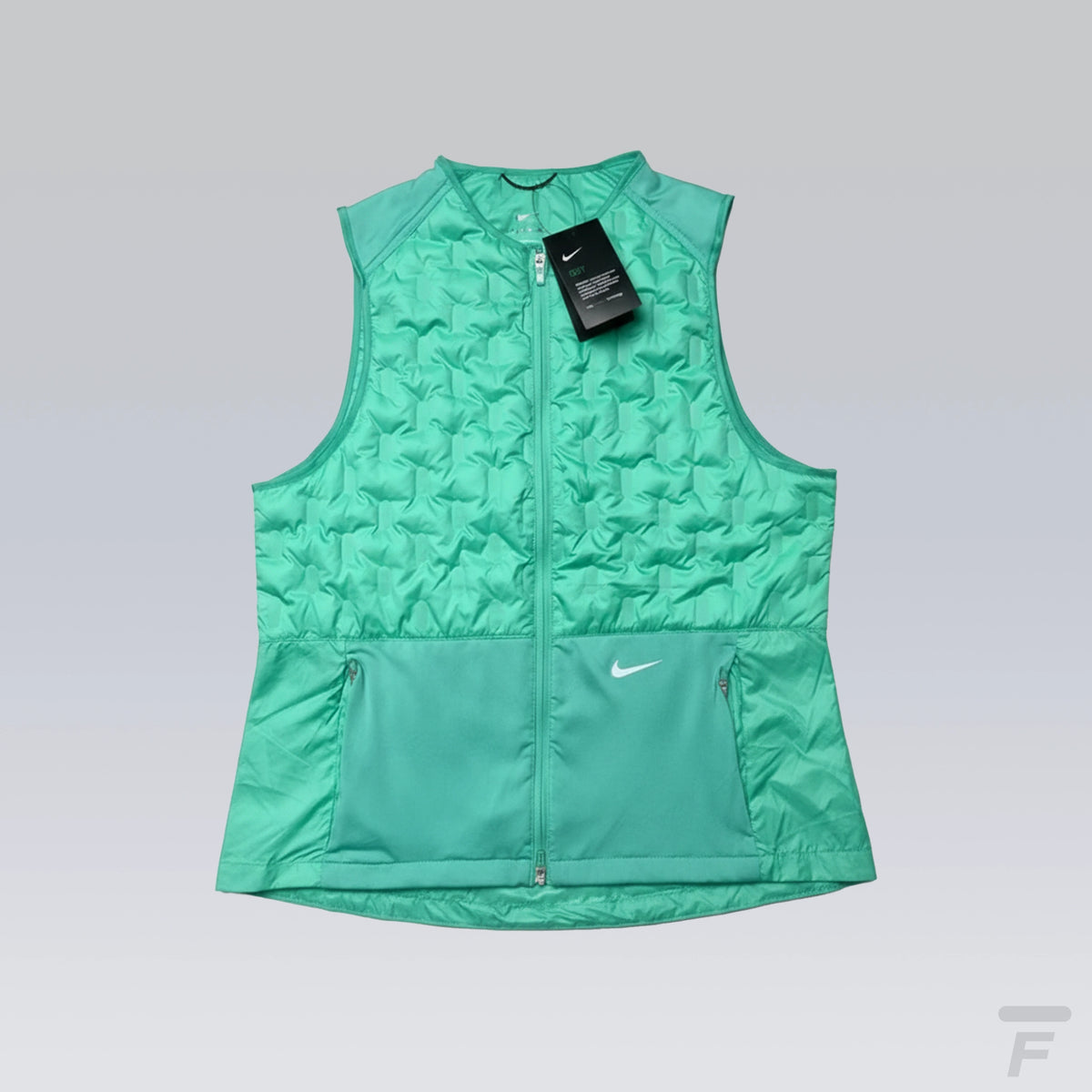 Veste Sans Manche Running Therma Fit Vert Menthe