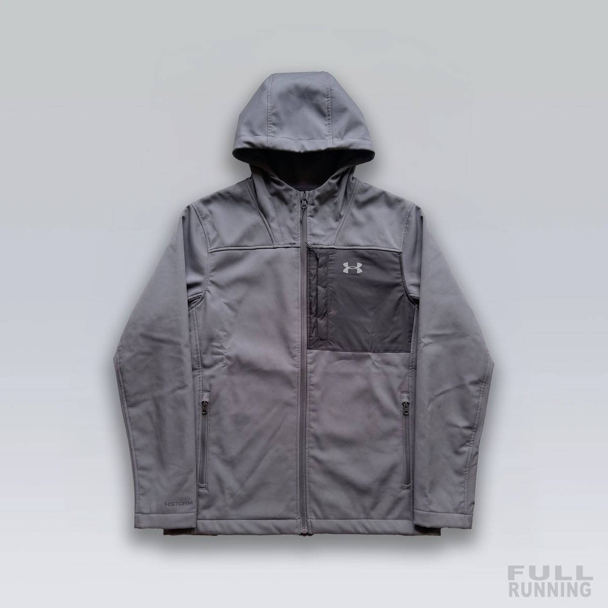 Veste Coldgear Gris avec Capuche