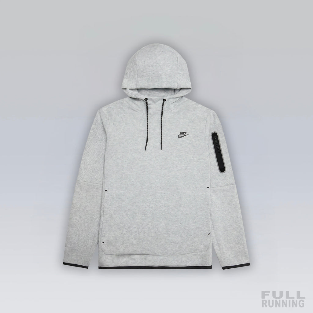 Pull Tech Fleece avec Capuche Gris