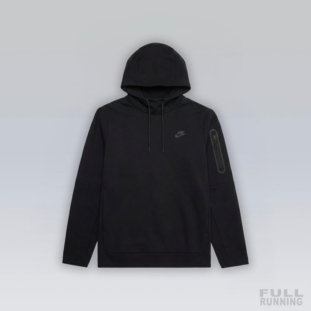 Pull Tech Fleece avec Capuche Noir