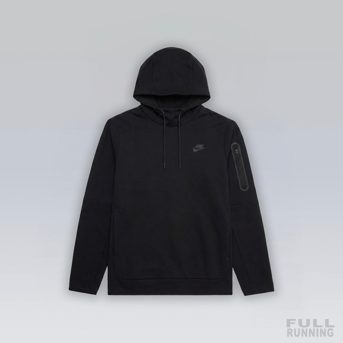 Pull Tech Fleece avec Capuche Noir