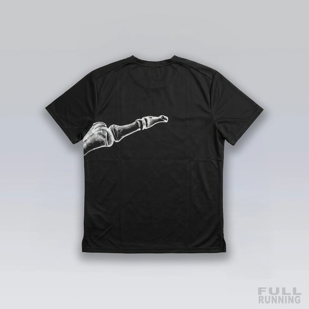 T-shirt de Running Division Squelette "MILER" Noir